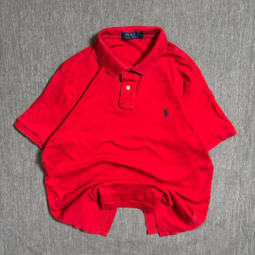 Ralph Lauren red polo shirt - L